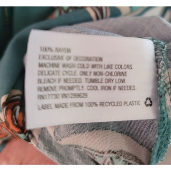 Knox Rose Teal and Red Floral Maxi Dress - Picture 9 of 15